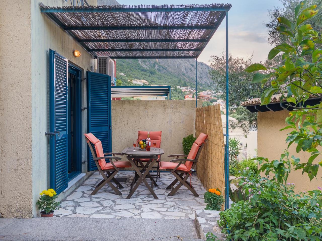 Barbati Beach Bungalow Dış mekan fotoğraf