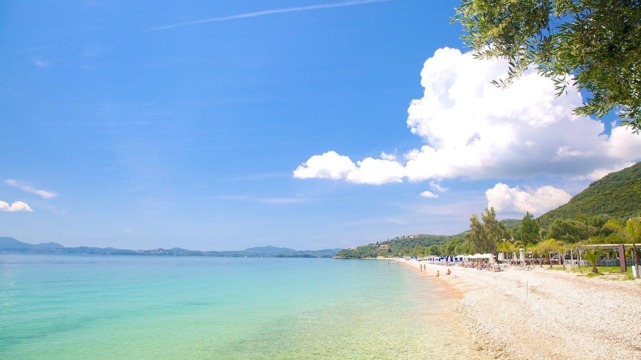 Barbati Beach Bungalow Dış mekan fotoğraf